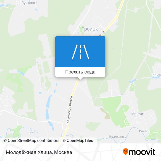 Карта Молодёжная Улица
