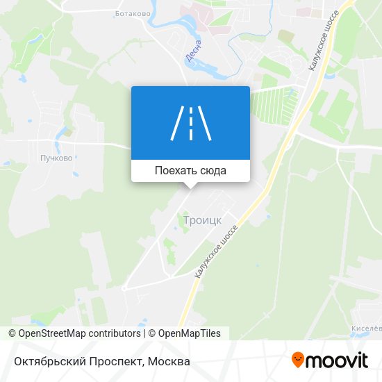 Карта Октябрьский Проспект