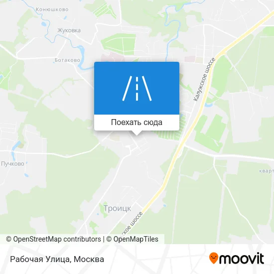 Карта Рабочая Улица