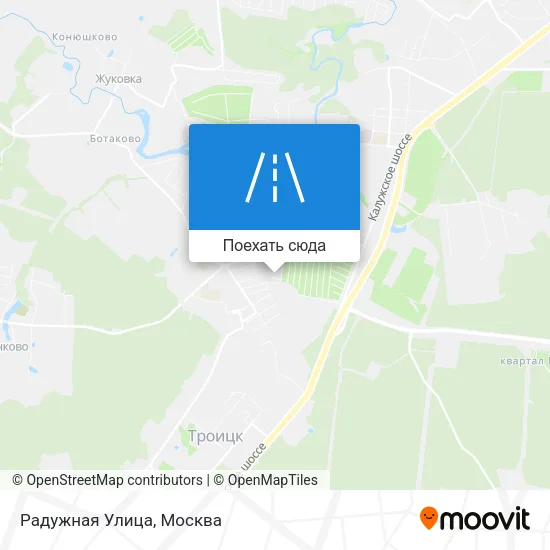 Карта Радужная Улица