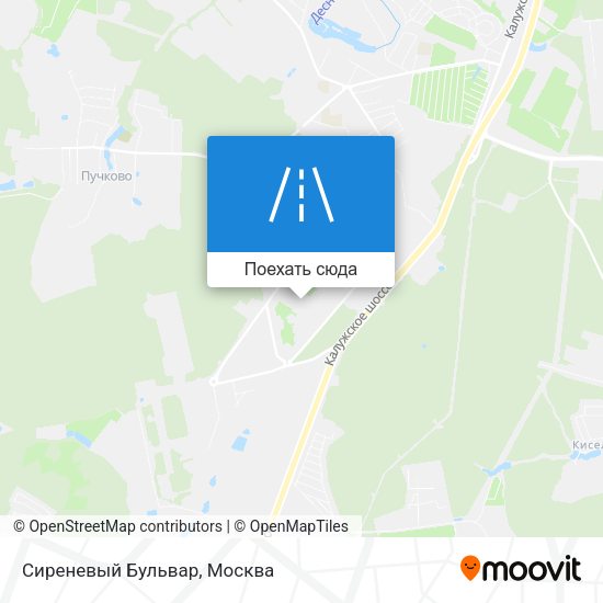 Карта Сиреневый Бульвар