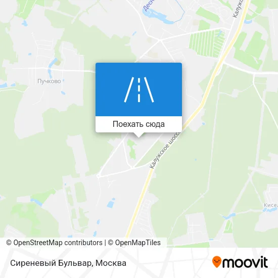 Карта Сиреневый Бульвар