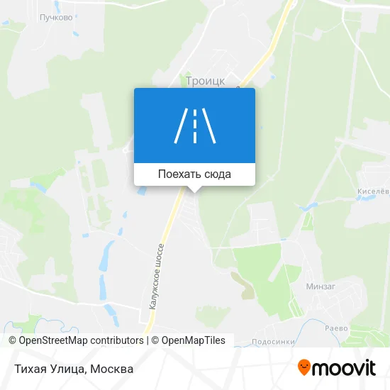 Карта Тихая Улица