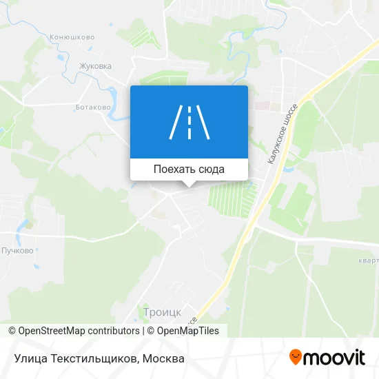 Карта Улица Текстильщиков