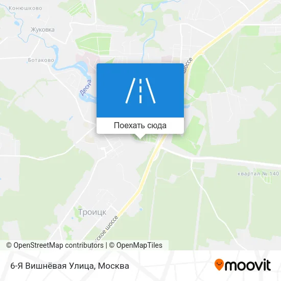 Карта 6-Я Вишнёвая Улица