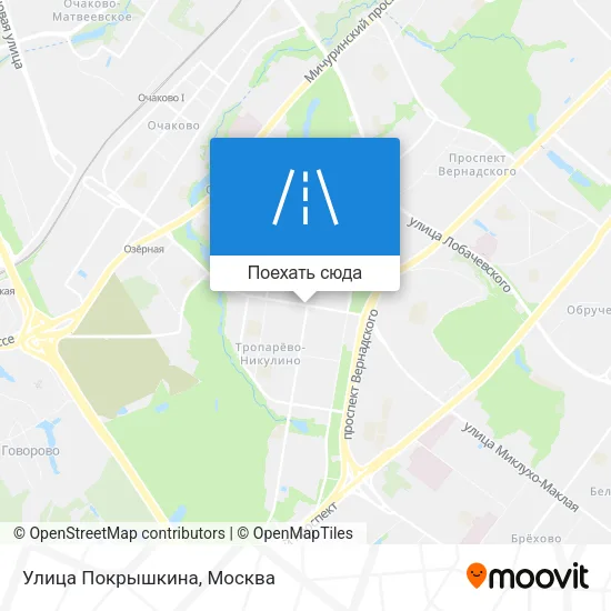 Карта Улица Покрышкина