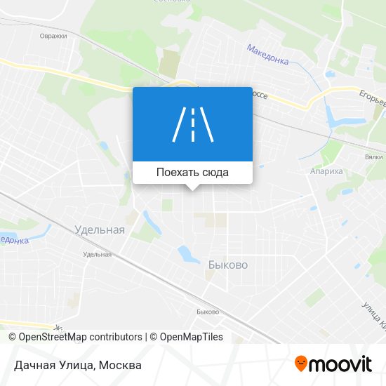 Карта Дачная Улица