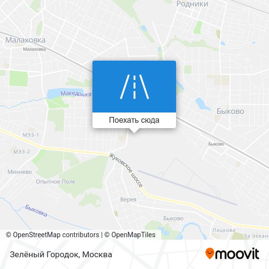 Карта Зелёный Городок