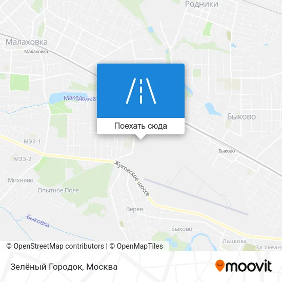 Карта Зелёный Городок