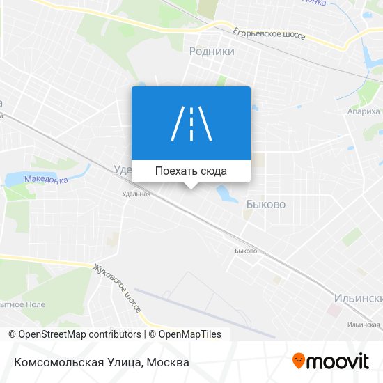 Карта Комсомольская Улица