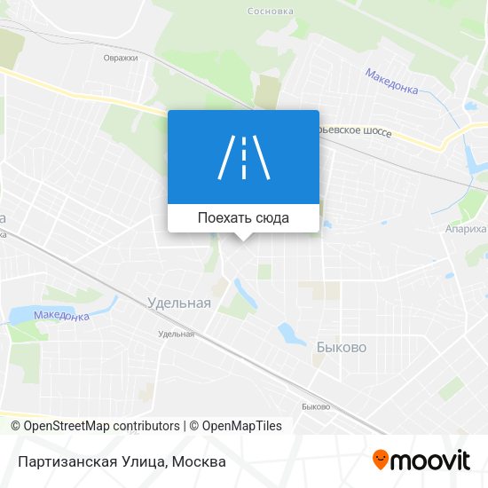 Карта Партизанская Улица