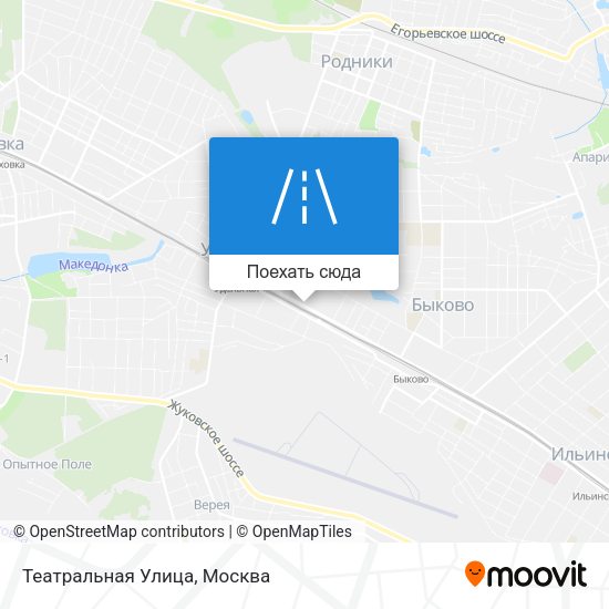 Карта Театральная Улица