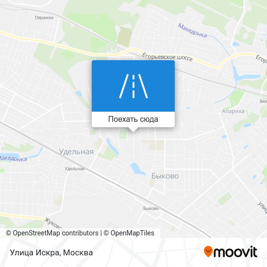 Карта Улица Искра