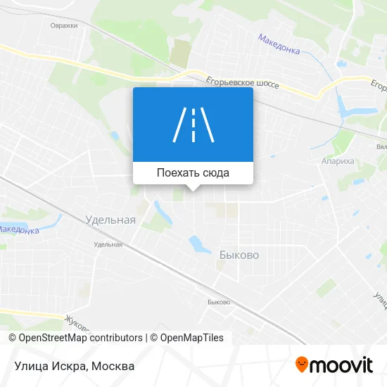 Карта Улица Искра