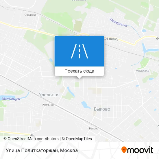 Карта Улица Политкаторжан