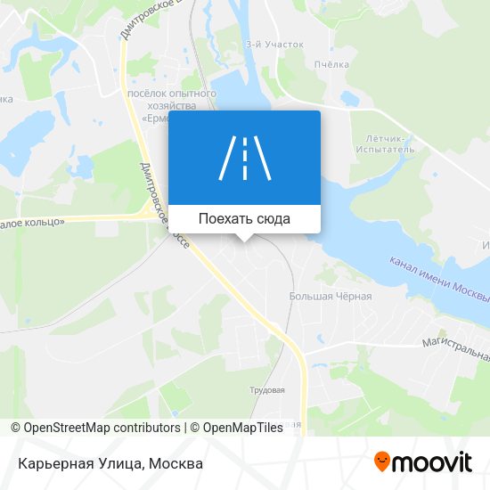 Карта Карьерная Улица