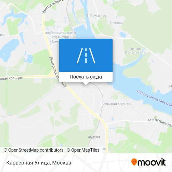 Карта Карьерная Улица