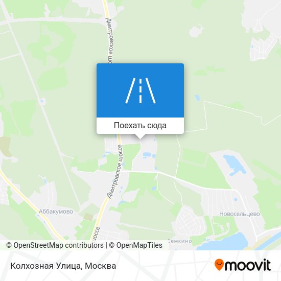 Карта Колхозная Улица