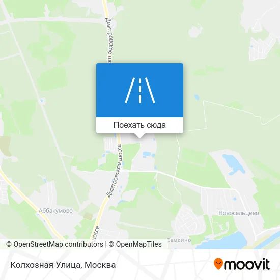 Карта Колхозная Улица
