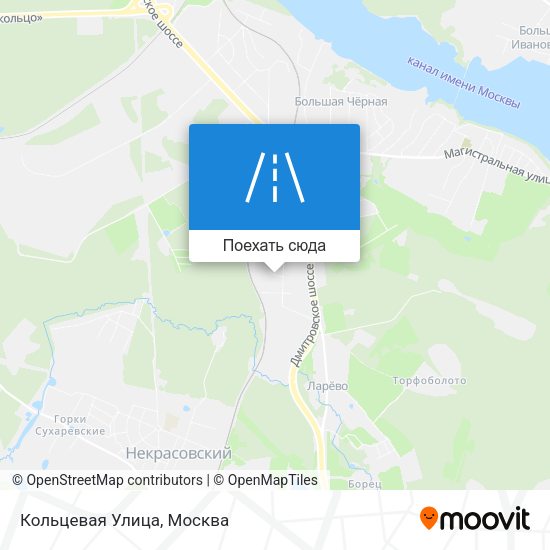 Карта Кольцевая Улица