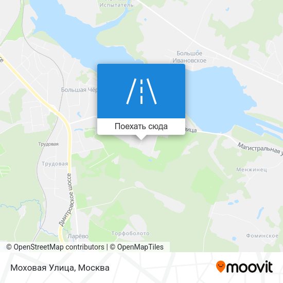 Карта Моховая Улица