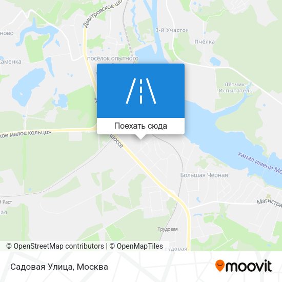 Карта Садовая Улица