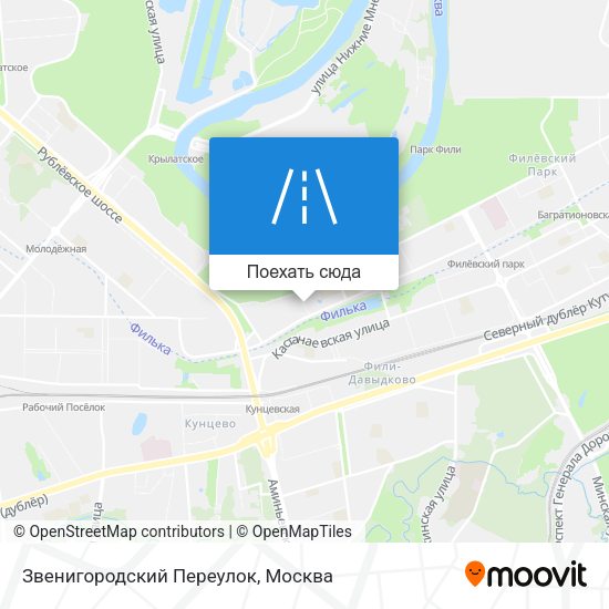 Карта Звенигородский Переулок
