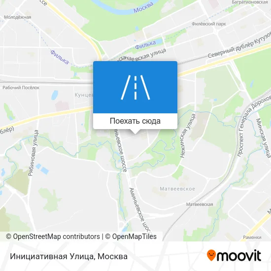 Карта Инициативная Улица