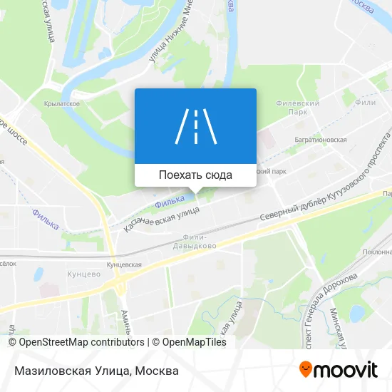 Карта Мазиловская Улица