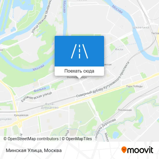 Карта Минская Улица