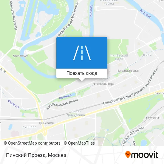 Карта Пинский Проезд