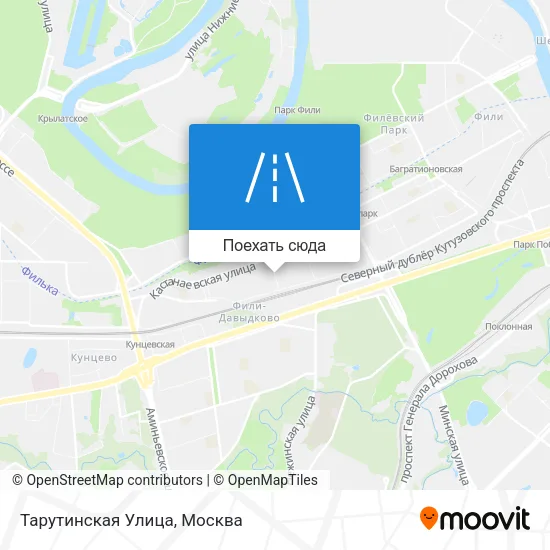 Карта Тарутинская Улица