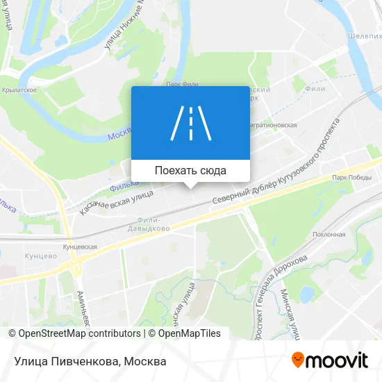 Карта Улица Пивченкова