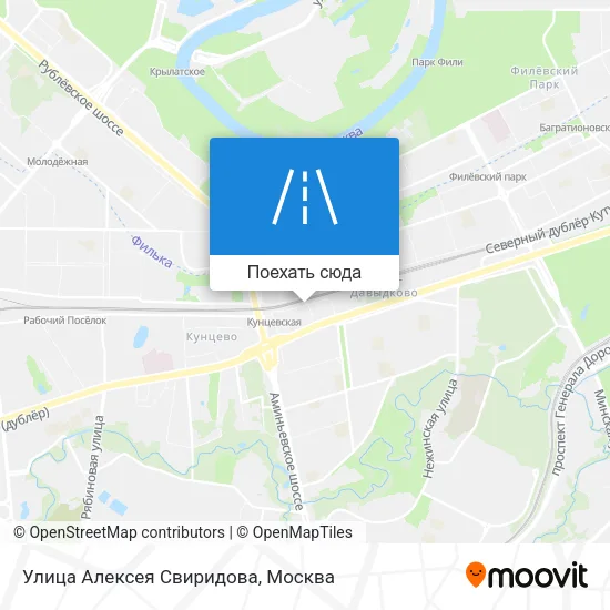 Карта Улица Алексея Свиридова