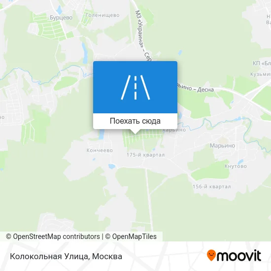 Карта Колокольная Улица