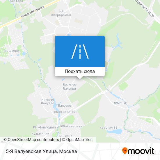 Карта 5-Я Валуевская Улица
