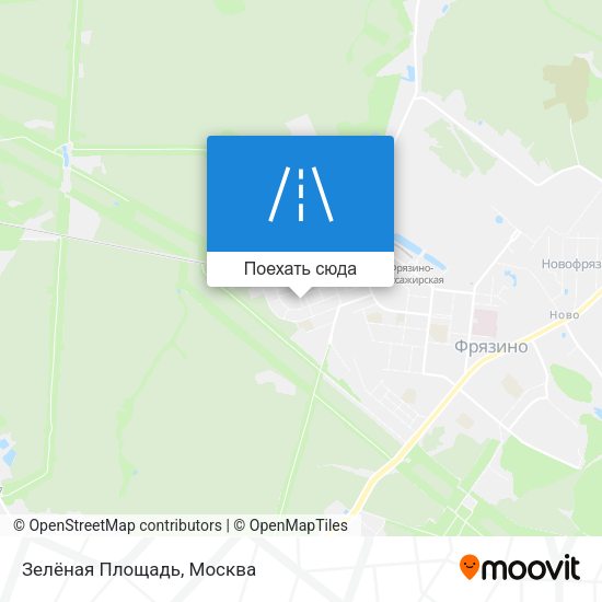 Карта Зелёная Площадь