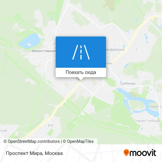 Карта Проспект Мира