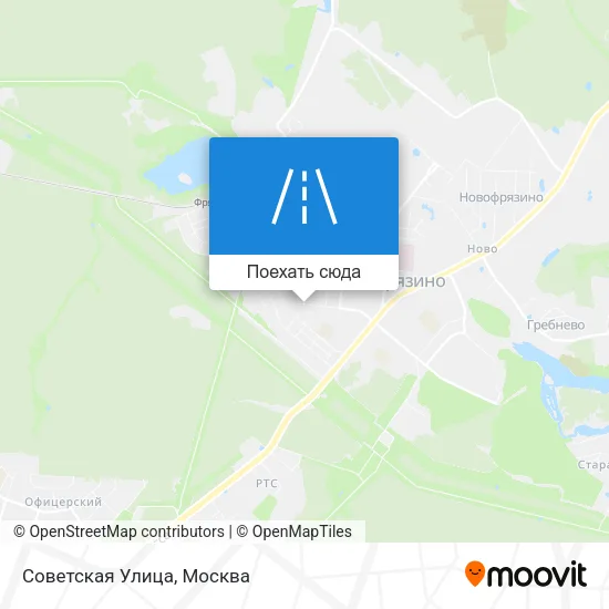 Карта Советская Улица