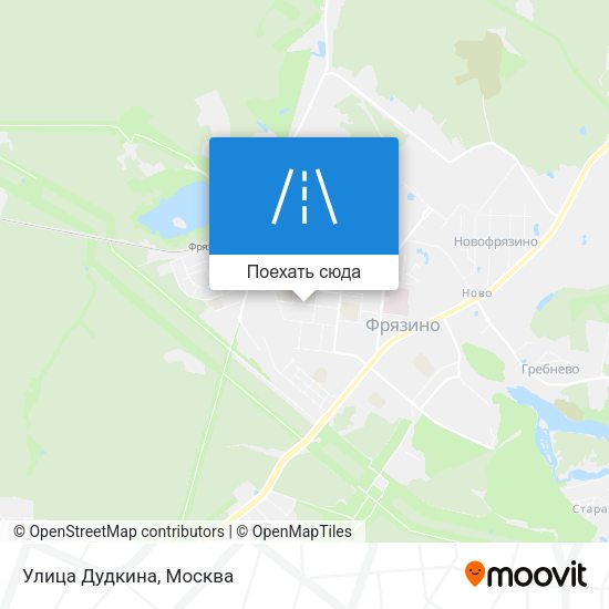 Карта Улица Дудкина