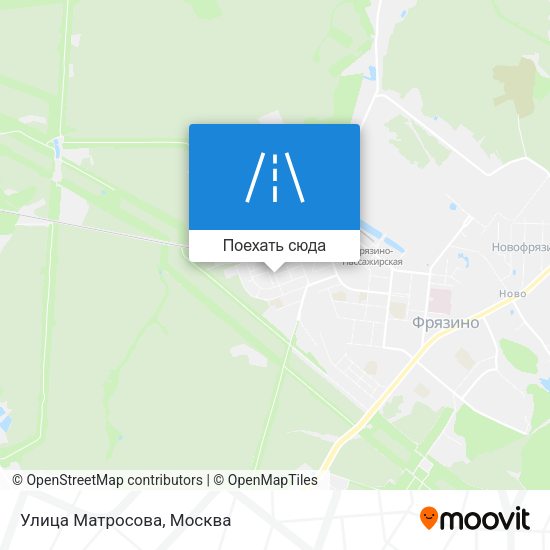 Карта Улица Матросова