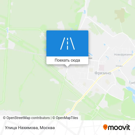Карта Улица Нахимова