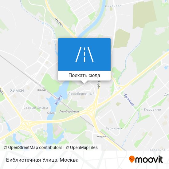 Карта Библиотечная Улица