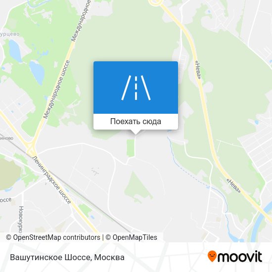 Карта Вашутинское Шоссе