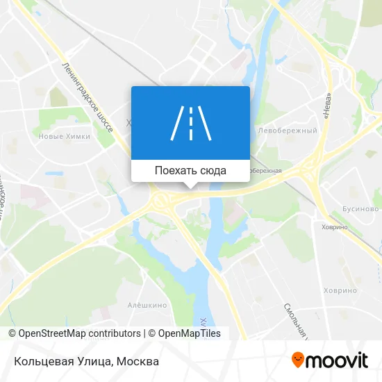 Карта Кольцевая Улица