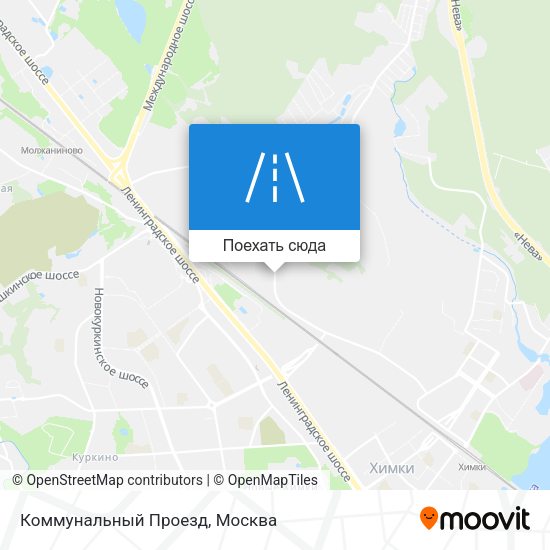 Карта Коммунальный Проезд