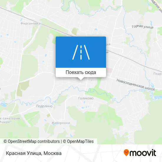 Карта Красная Улица