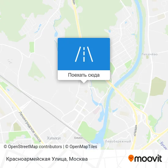 Карта Красноармейская Улица