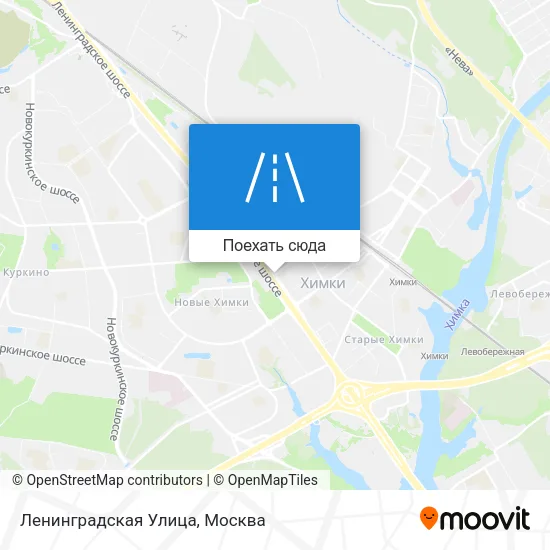 Карта Ленинградская Улица