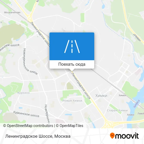 Карта Ленинградское Шоссе